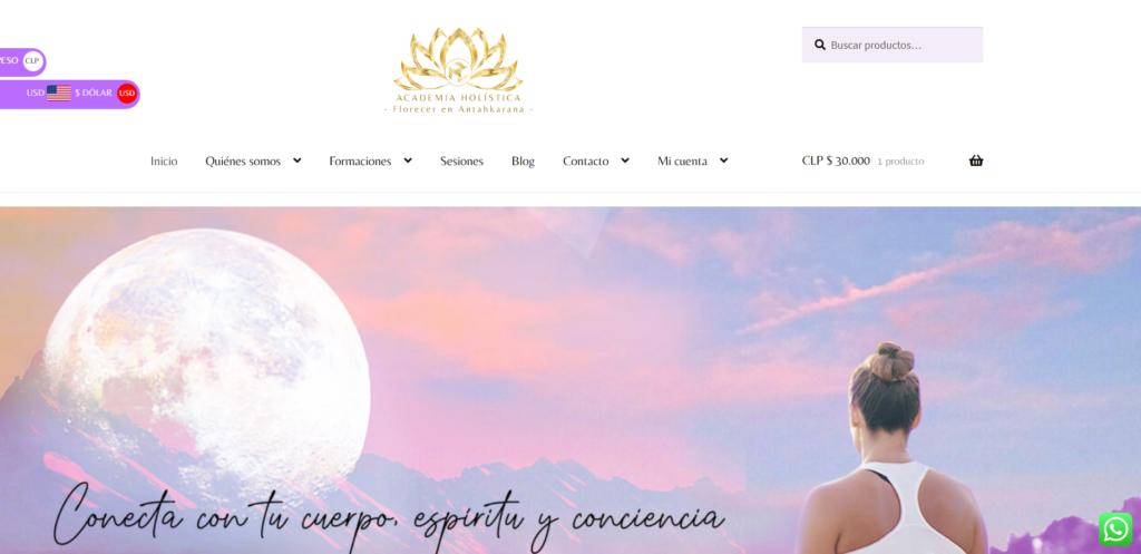 Página Web para Vender Cursos y Talleres
